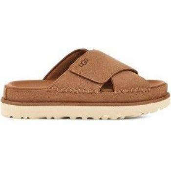 Sandalias UGG Modelo W Goldenstar Cross Slide Color Marrón