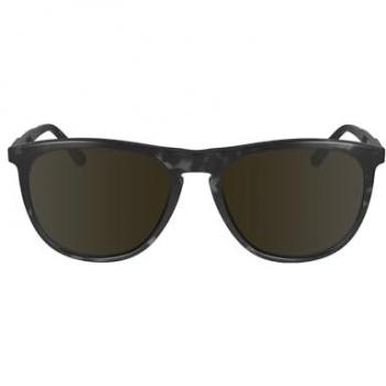 Calvin Klein Women's Aviator Sunglasses - Black Havana Charcoal, UV Protection