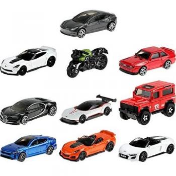 Hot Wheels Colección Factory Fresh Pack 10 mini coches de juguete, regalo para niños +3 años