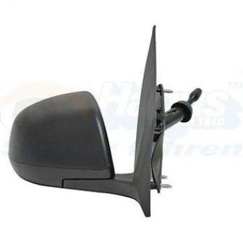 Espejo retrovisor VAN WEZEL 3357804 con diseño específico para vehículos, ajuste eléctrico, cristal convexo, función calefactable y acabado en color negro