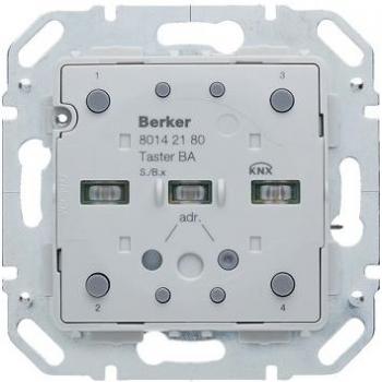 Hager 80142180 - Pulsador knx con bcu integrada, 2 fases, s/b