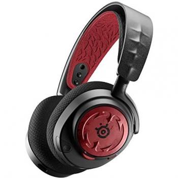 Auriculares Gaming SteelSeries Arctis Nova 7 Diablo IV - Multiplataforma, Dual Wireless, Carga Rápida, 38h Batería, Negro