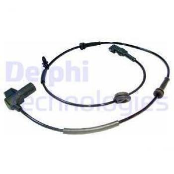 Sensor ABS DELPHI SS20109, tipo: sensor de velocidad de la rueda, características: diseñado para medir la velocidad de rotación de las ruedas, compatible con sistemas de frenos antibloqueo (ABS), alta precisión y durabilidad