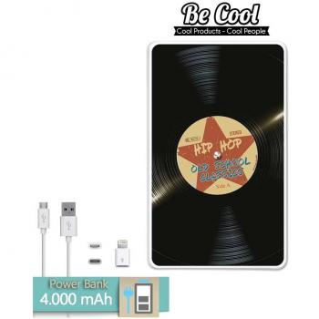 Becool® - Batería Externa Power Bank 4000 mah + Gratis 1 cable USB-MicroUsb