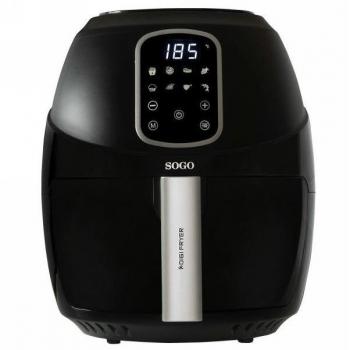 FREIDORA DE AIRE ELÉCTRICA 3,5L SOGO SS-10455 DIGITAL NEGRA SIN ACEITE 1400W CON TEMPORIZADOR Y CONTROL DE TEMPERATURA