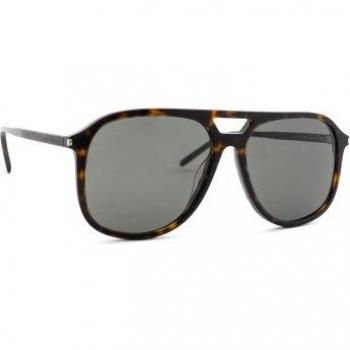 Saint Laurent SL 476 Sunglasses for Men, Brown, Size: 58 MM