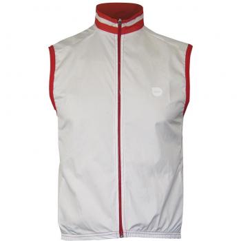 ELTIN Chaleco Protect, Hombre, Blanco/Rojo, L