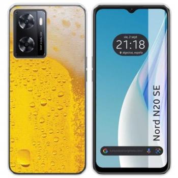 Funda de Silicona para OnePlus Nord N20 SE con Diseño de Cerveza y Dibujos