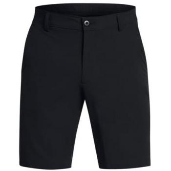 Pantalones Cortos de Golf para Hombre Under Armour Tech Taper 8in, Cómodos y Ligeros, Color Negro