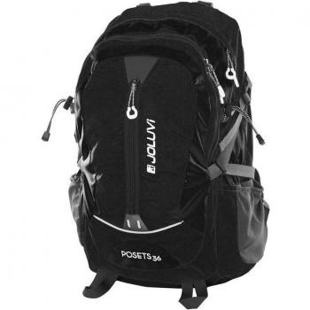 Mochila de montaña Joluvi Posets 36 en color negro con capacidad de 36 litros y resistente al agua