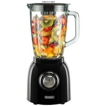Batidora de Vaso bourgini Nostalgic Black 1.5l