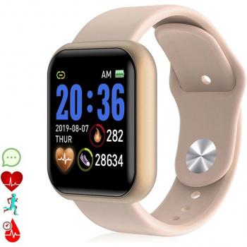 Brazalete inteligente DAM AK-Y68 con monitor cardíaco y presión sanguínea