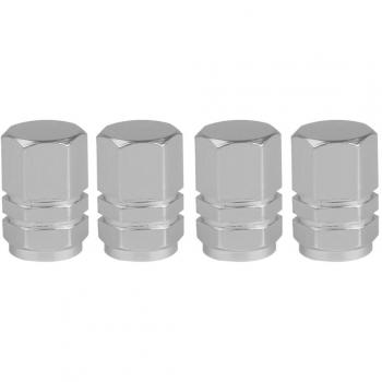 4pcs Tapas Cubierta Válvula Neumático para Rueda Llanta Motocicleta Coche Forma Hexagonal