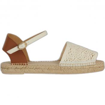 Sandalias Geox Lampedusa Mujer Beige/Coñac