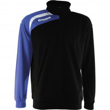 Kappa Arqua Sudadera, Unisex, Negro/Royal, M