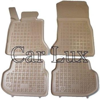 Car lux NAR02009 - Alfombras Alfombrillas de goma a medida tipo cubeta beige