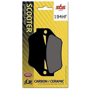 Pastillas de Freno Cerámicas SBS 194HF para Scooter y Moto, Delanteras y Traseras