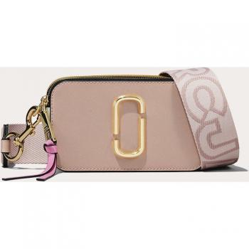 Marc Jacobs The Snapshot Pink Leather Crossbody Bag