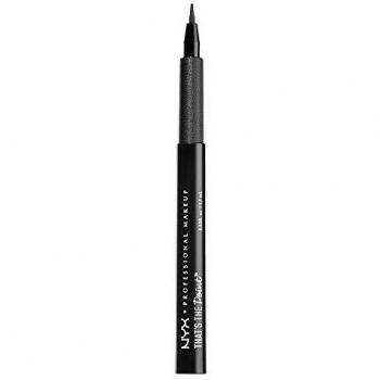 NYX Professional Makeup That's The Point Eyeliner Punta 4 semi plana y rígida Quite The Bender color Negro