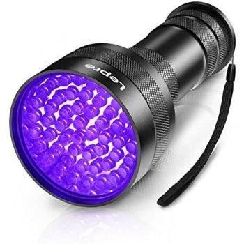 Linterna UV Portátil 51 LEDs 395nm - Detector de Manchas de Orina de Mascotas y Chinches