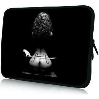 Luxburg® Design Funda Blanda Bolso Sleeve para Ordenador Portátil / MacBook de 13,3 pulgadas, motivo: Mujer violoncello