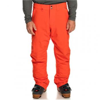 Pantalón de esquí Quiksilver Estate rojo para hombre, talla L