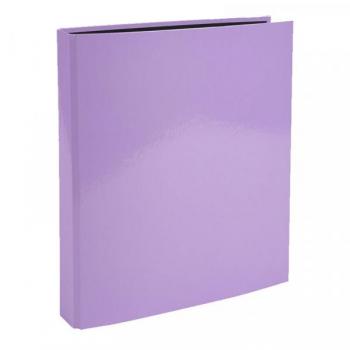 Carpeta A4 Exacompta Aquarel 4 Anillos 25 mm Malva Pastel