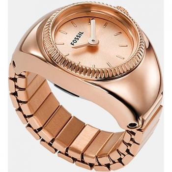 FOSSIL - Reloj de mujer ES5247 con correa de acero inoxidable y elegante diseño rosado