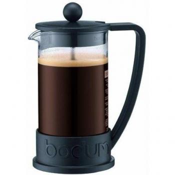 Bodum Brazil - Cafetera, 3 tazas, 0,35 l, plástico, color negro