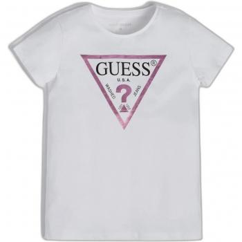 Guess Core Metallic Triangle Logo T-Shirt for Girls