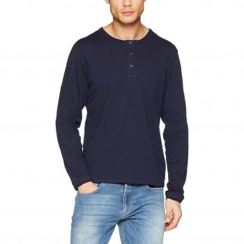 edc by Esprit 018cc2k015, Camisa Manga Larga para Hombre, Azul