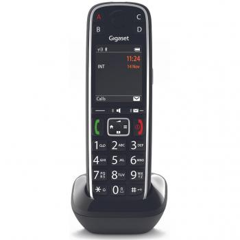 Teléfono Inalámbrico Gigaset E720HX Senior con Pantalla a Color, Teclas Grandes y Función de Bloqueo de Llamadas No Deseadas - Negro