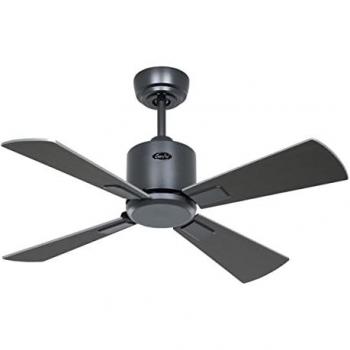 Ventilador de Techo Eco Neo III 92cm 22W Plateado/Wengué con Aspas Reversibles
