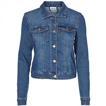 Noisy May Debra Chaqueta Denim Mujer Casual con Botones Azul XS-XXL