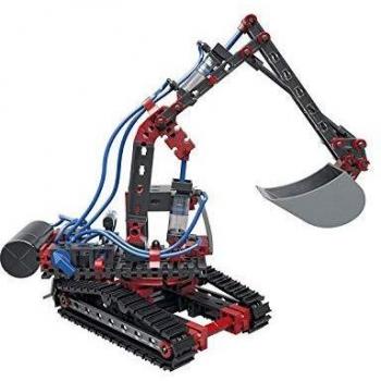 Fischertechnik Pneumatic Power – Aprende Física con este Divertidisimo Juego de Construcción con 5 Modelos Diferentes como la Excavadora