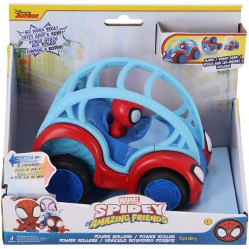 Coche Power Rollers Spidey de Jazzwares - Vehículo de juguete, incluye diseño inspirado en Spidey y sus amigos asombrosos, surtido de modelos, fabricado por Jazzwares