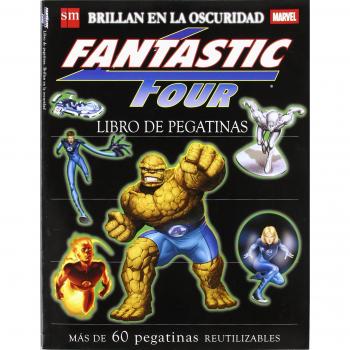 Fantastic Four. Libro de pegatinas que brillan en la oscuridad