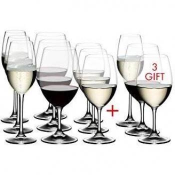 Riedel 5408/93 Ouverture White, Red Wine and Champagne Glass, Set of 12, Clear