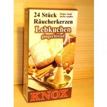 KNOX incienso conos, olor a humo velas Gingerbread, 24 pice en un paquete