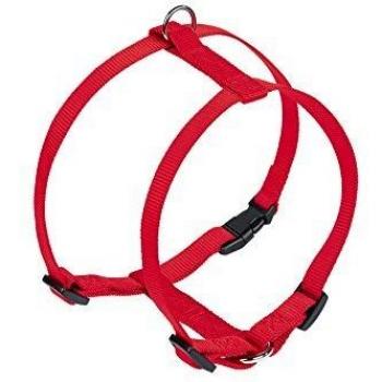 Arnés para perros Nobby Classic rojo 15 mm, talla S-M (30-50 cm)