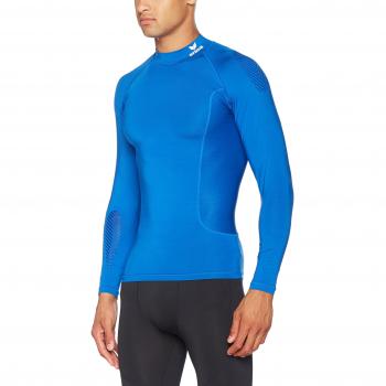 Erima Hombre Elemental manga larga con cuello alto futnki ONS Ropa, hombre, color azul real, tamaño small