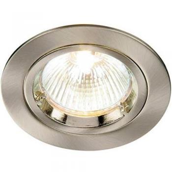 Downlight Empotrado Satin Nickel GU10 - 1 Luz Dimmable