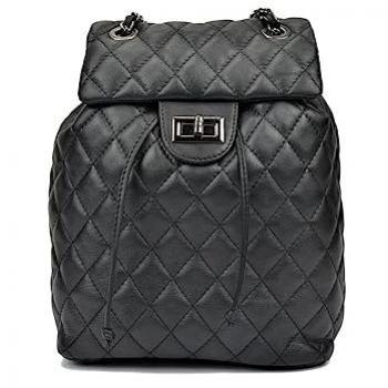 Mochila Casual Anna Luchini Negra 22x32x11 cm SS22