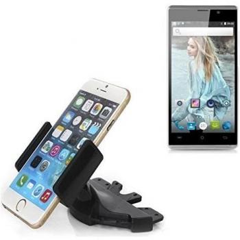 Ranura de CD Smartphone Soporte para Cubot P11 | soporte de coche de uso general para los dispositivos de navegación / los teléfonos inteligentes para el montaje en la ranura de CD de la radio del coche. El soporte 360 ??es libremente ajustable. El disp