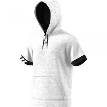 adidas CU 365 SS Hood Sudadera, Hombre, Blanco, XL