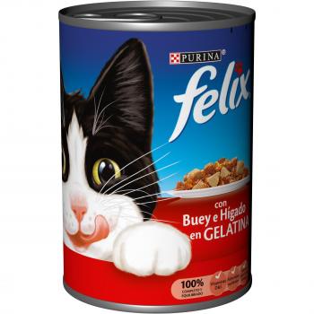 Alimento para Mascotas en Conserva - Buey y Hígado con Gelatina