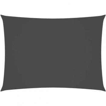 Toldo de vela rectangular Oxford Sailing gris antracita 2,5x4,5 m