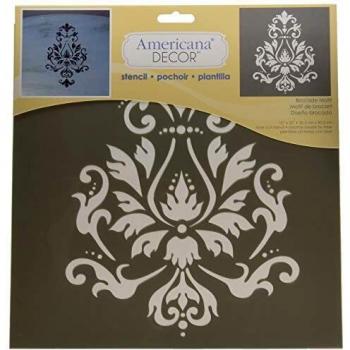 Deco Art Americana Decor Stencil-broccato Motif