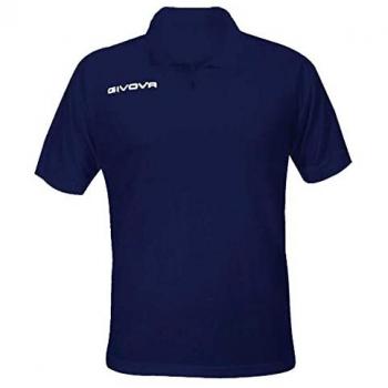 Givova Summer Cotton Piqué Polo Shirt - Blue, Size 2XL