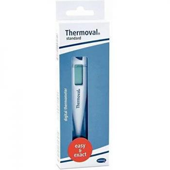 Termómetro Digital Hartmann Thermoval Standard - Alta Precisión, Medición Oral, Axilar y Rectal, 1 Unidad